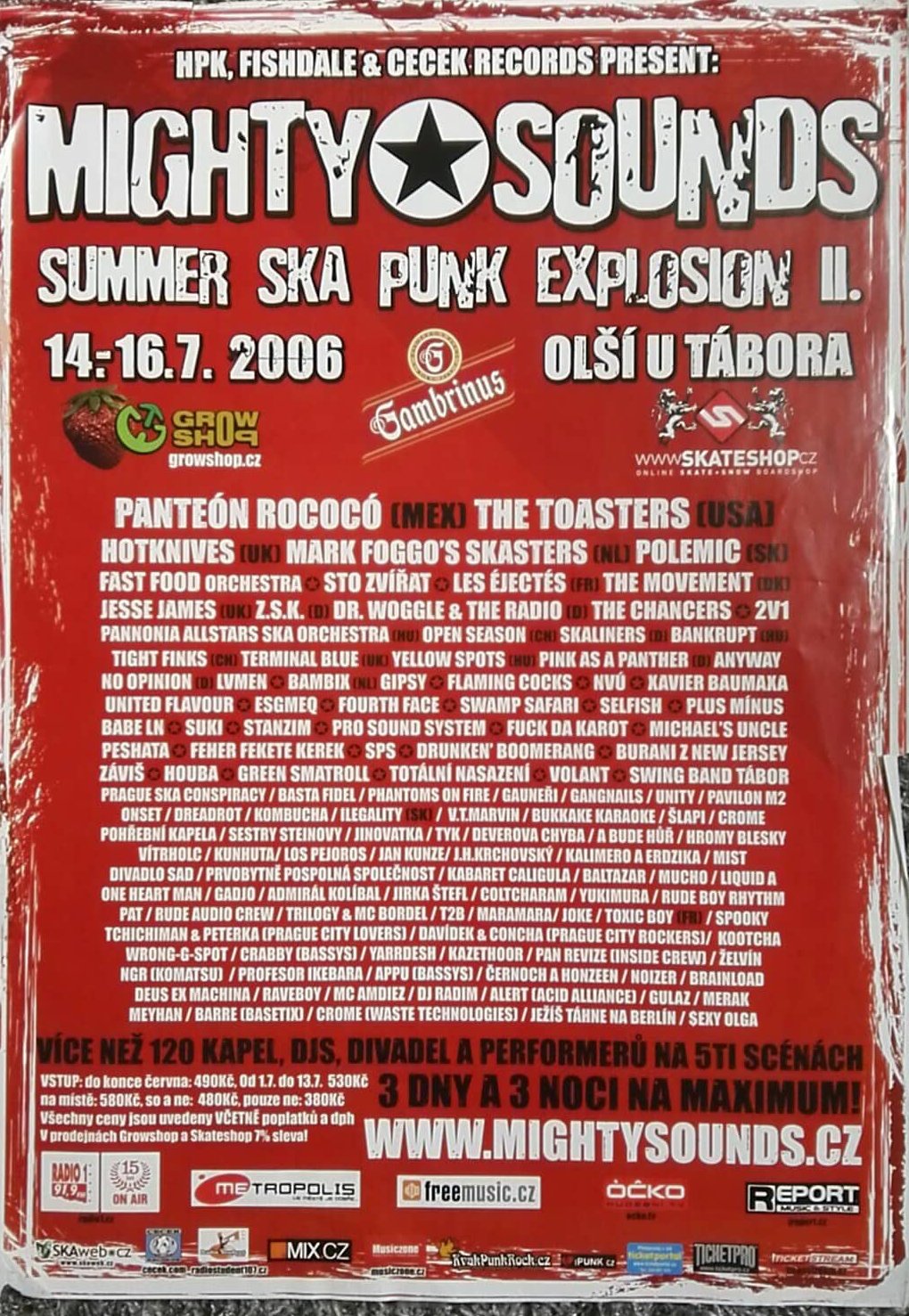 Plakát Mighty Sounds 2006