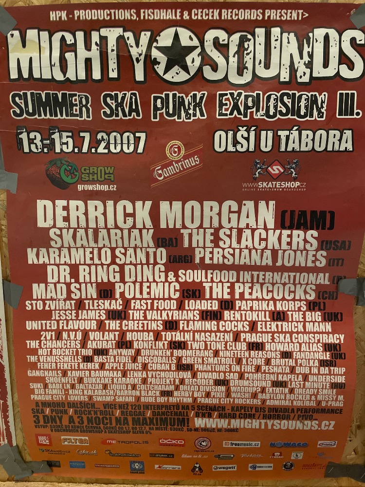 Plakát Mighty Sounds 2007