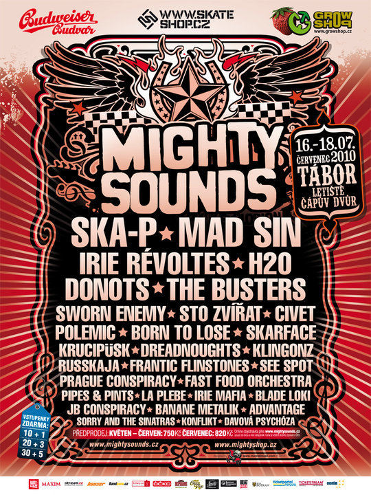 Plakát Mighty Sounds 2010