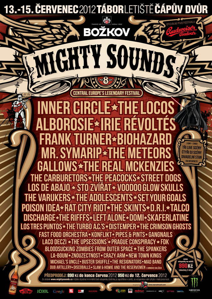 Plakát Mighty Sounds 2012