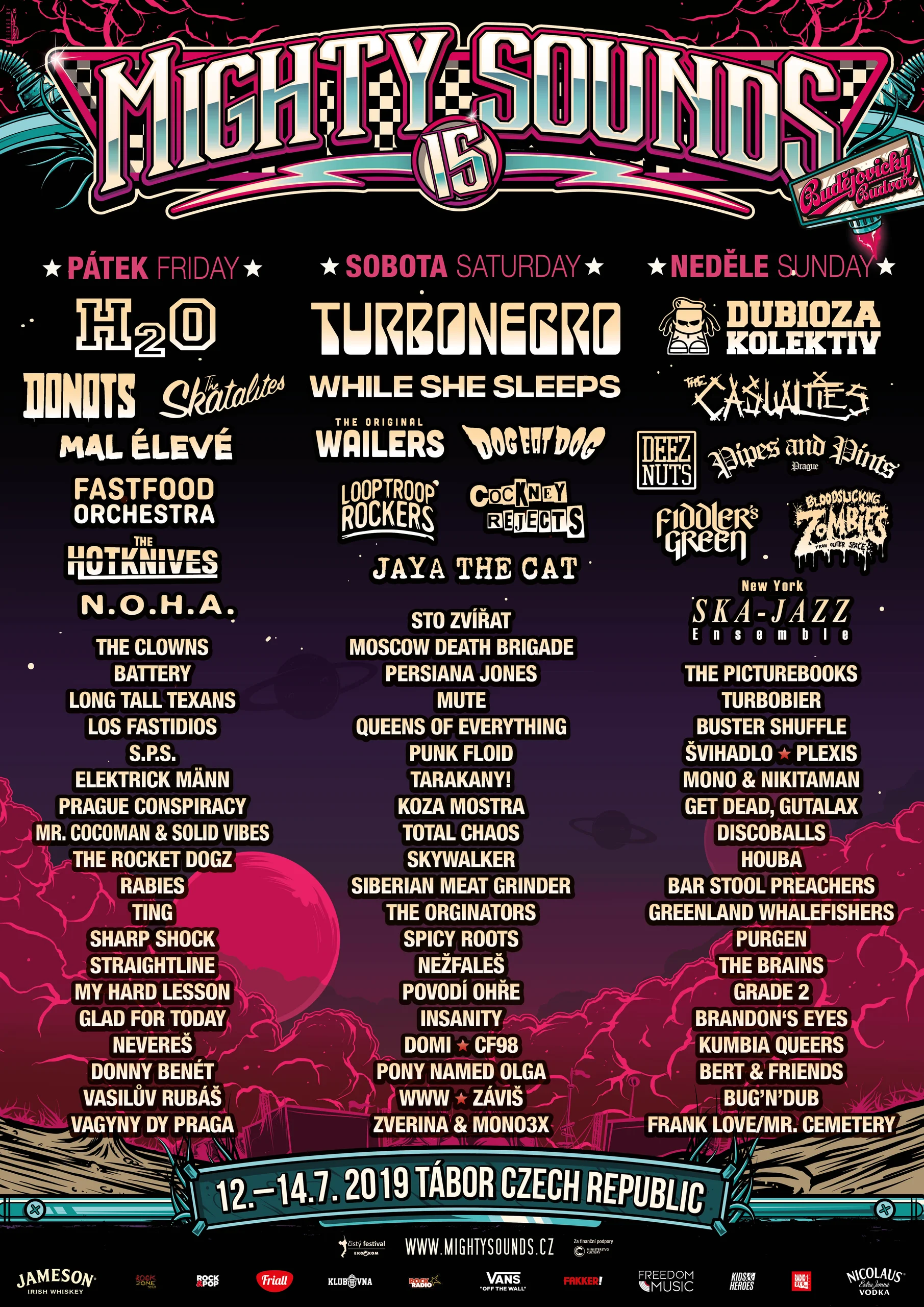 Plakát Mighty Sounds 2019