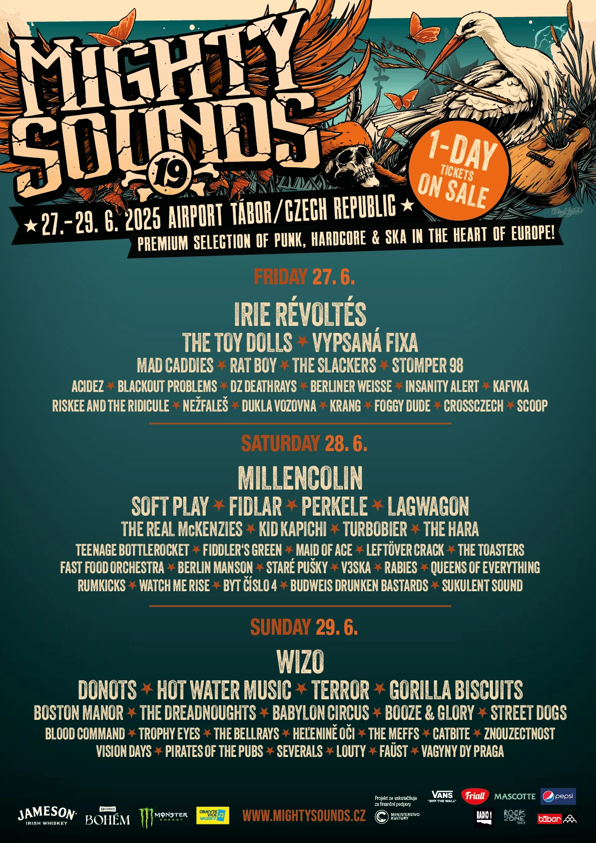 Plakát Mighty Sounds 2025