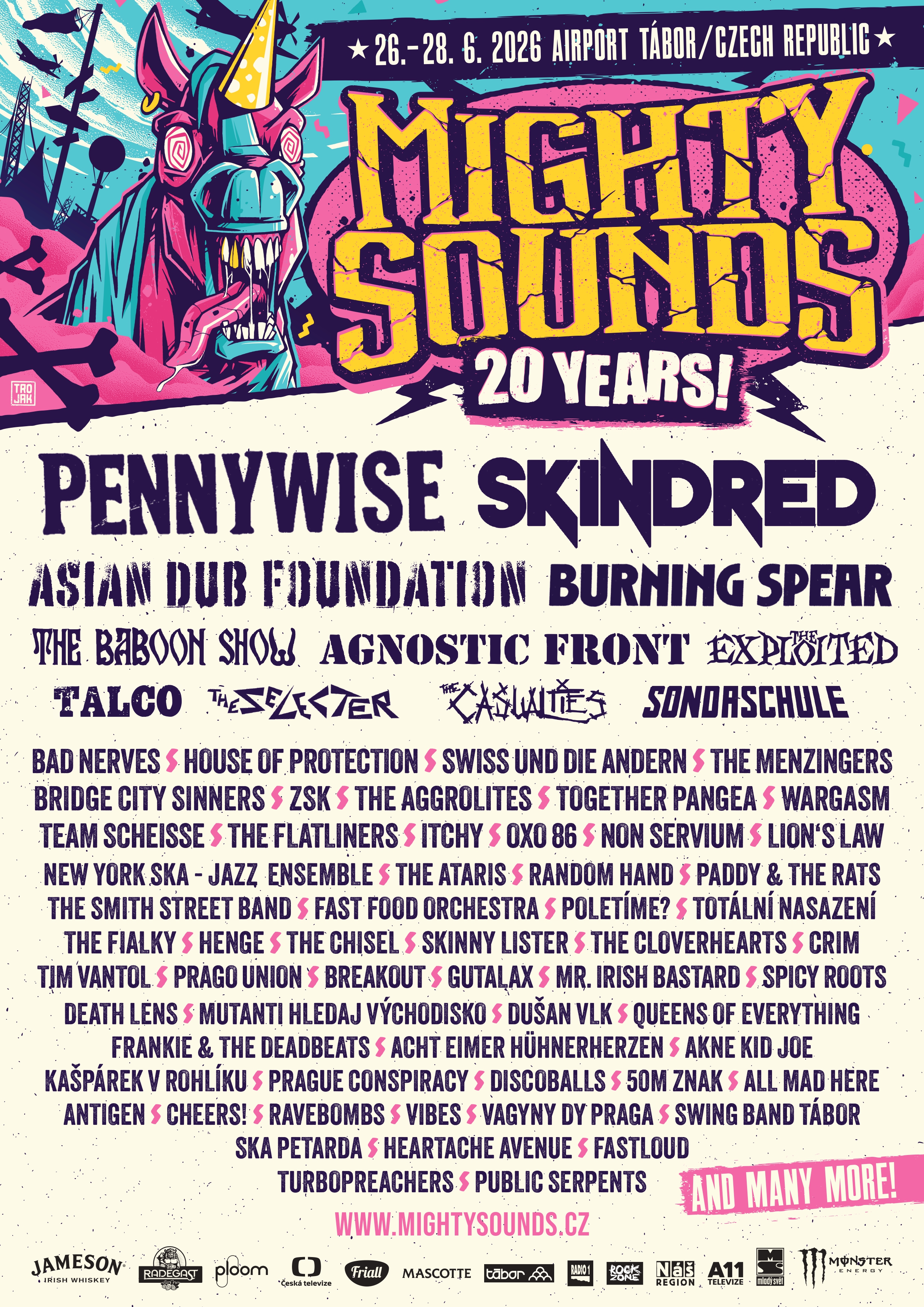 Plakát Mighty Sounds 2026